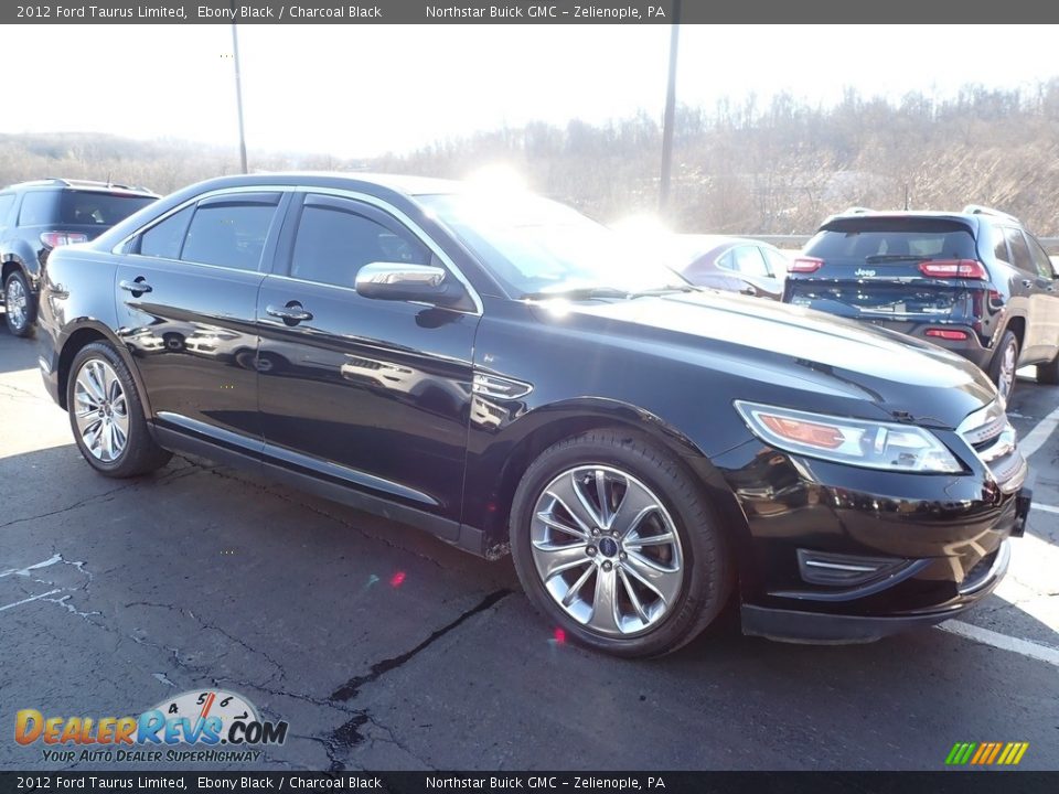 2012 Ford Taurus Limited Ebony Black / Charcoal Black Photo #4