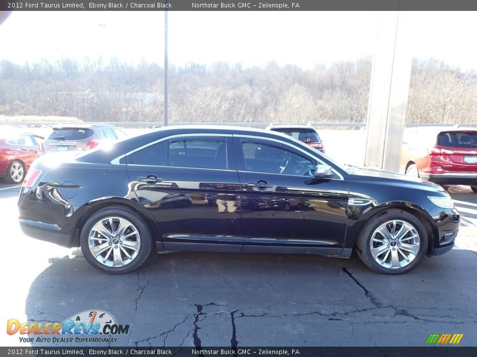 2012 Ford Taurus Limited Ebony Black / Charcoal Black Photo #5