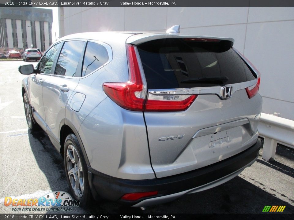 2018 Honda CR-V EX-L AWD Lunar Silver Metallic / Gray Photo #3