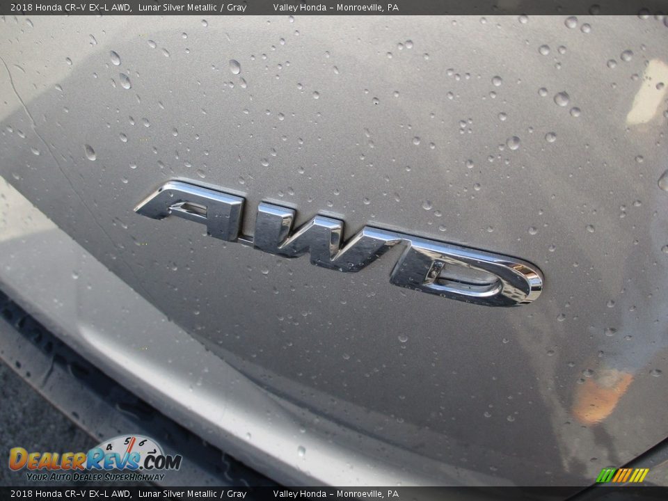 2018 Honda CR-V EX-L AWD Lunar Silver Metallic / Gray Photo #6