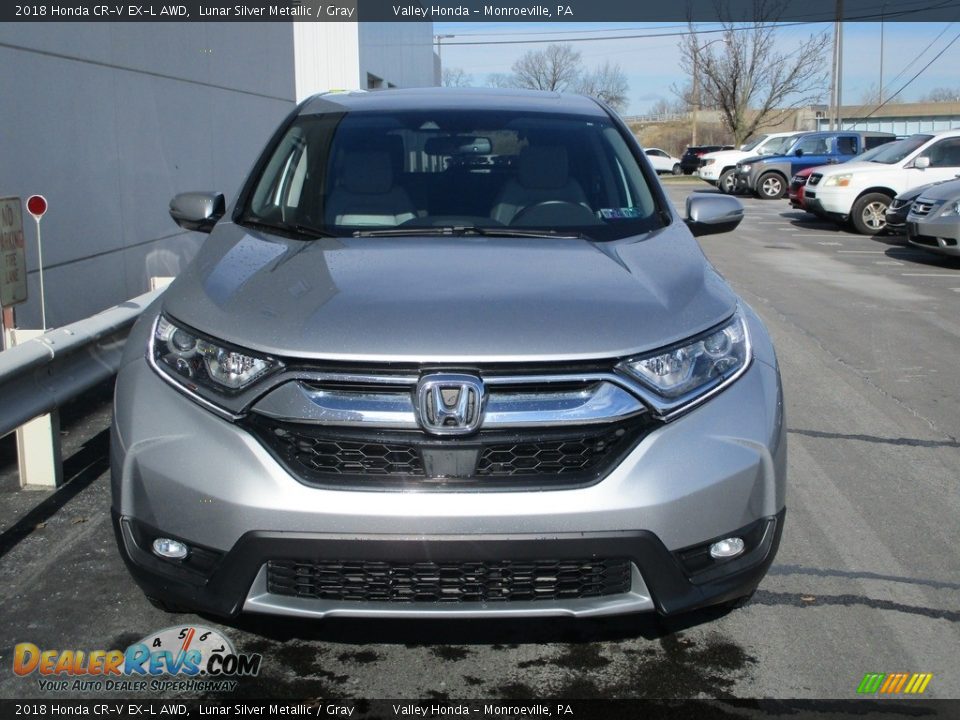 2018 Honda CR-V EX-L AWD Lunar Silver Metallic / Gray Photo #9