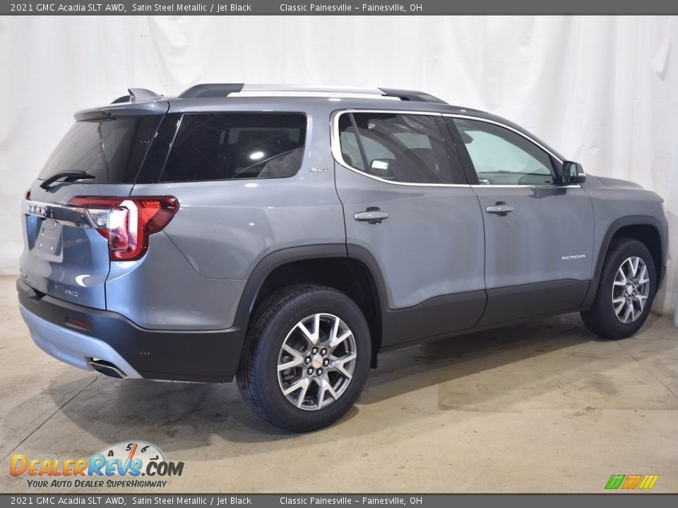 2021 GMC Acadia SLT AWD Satin Steel Metallic / Jet Black Photo #2