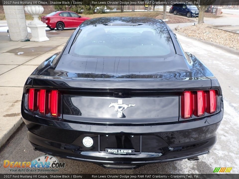 2017 Ford Mustang V6 Coupe Shadow Black / Ebony Photo #3