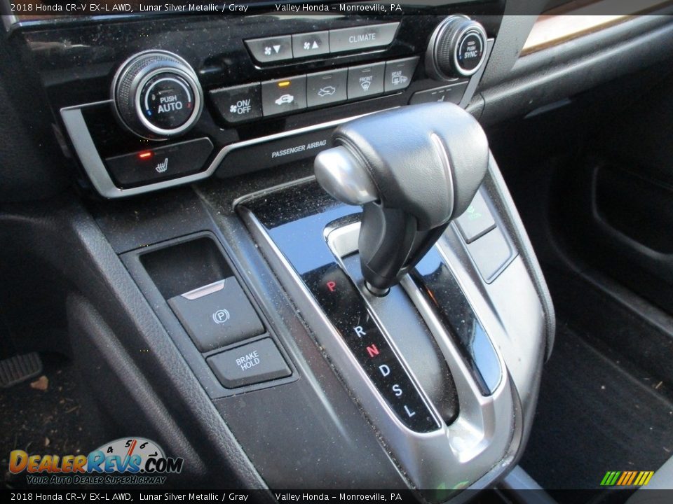 2018 Honda CR-V EX-L AWD Lunar Silver Metallic / Gray Photo #18