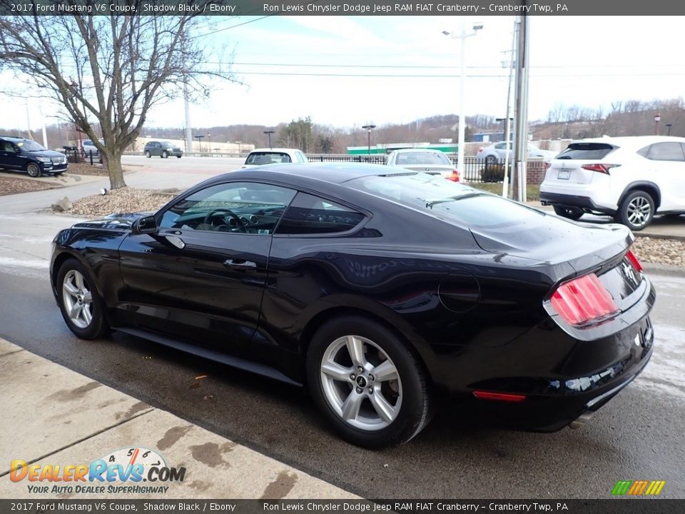 2017 Ford Mustang V6 Coupe Shadow Black / Ebony Photo #5