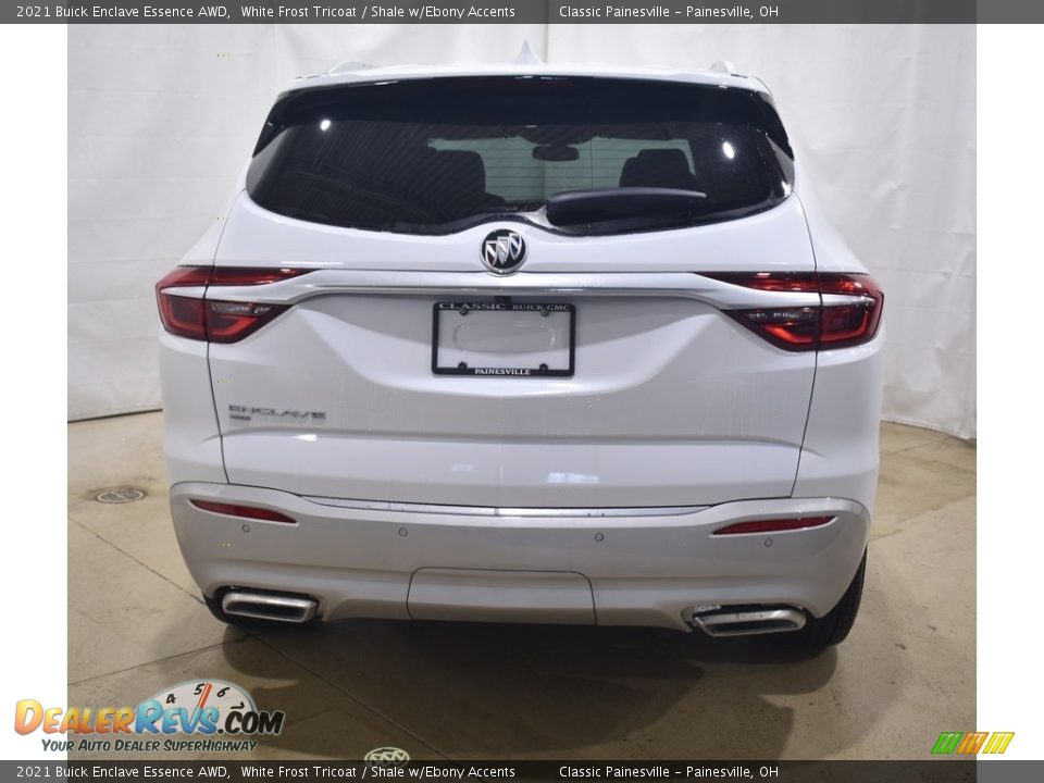 2021 Buick Enclave Essence AWD White Frost Tricoat / Shale w/Ebony Accents Photo #3