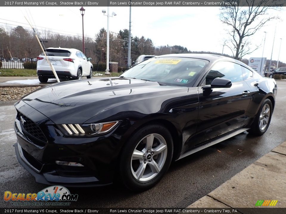 2017 Ford Mustang V6 Coupe Shadow Black / Ebony Photo #7