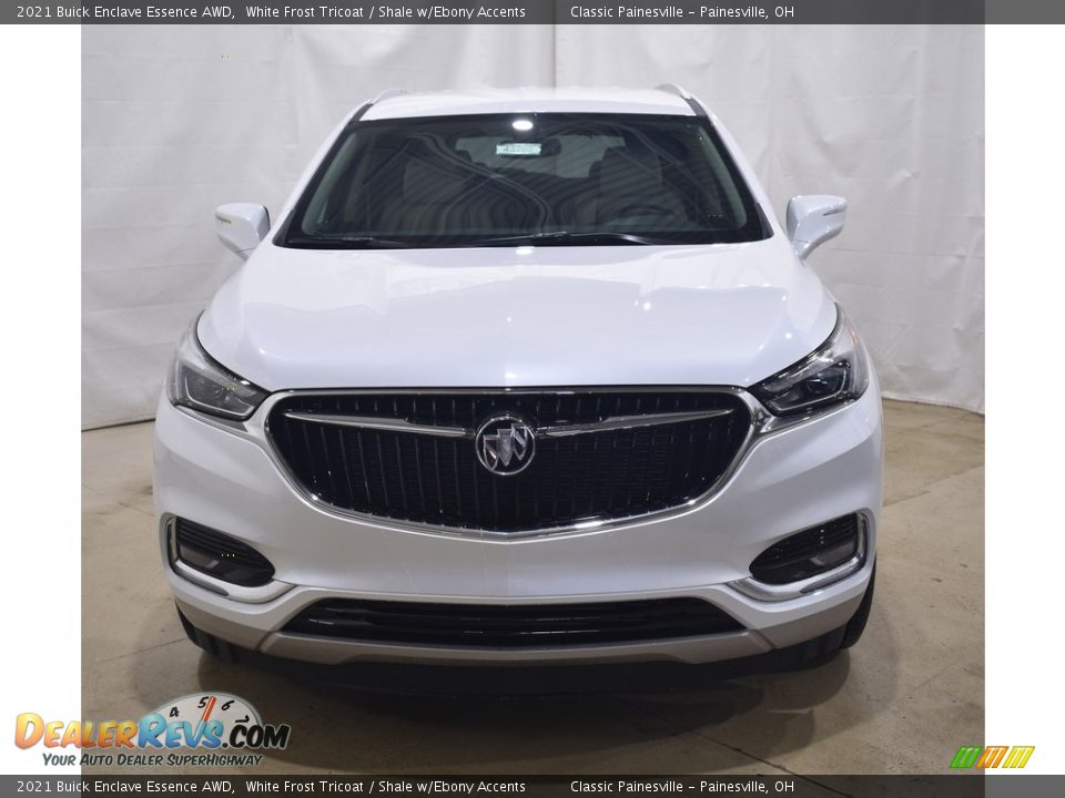 2021 Buick Enclave Essence AWD White Frost Tricoat / Shale w/Ebony Accents Photo #4