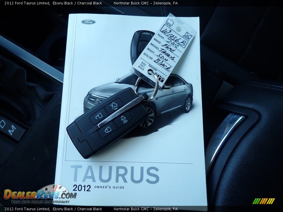 2012 Ford Taurus Limited Ebony Black / Charcoal Black Photo #29