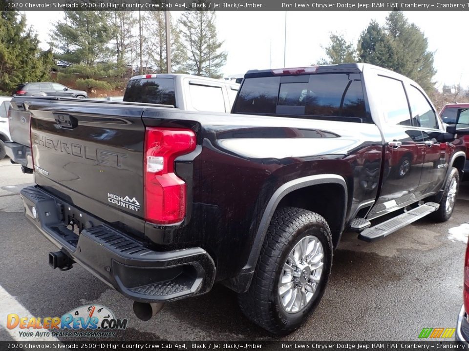 2020 Chevrolet Silverado 2500HD High Country Crew Cab 4x4 Black / Jet Black/­Umber Photo #3