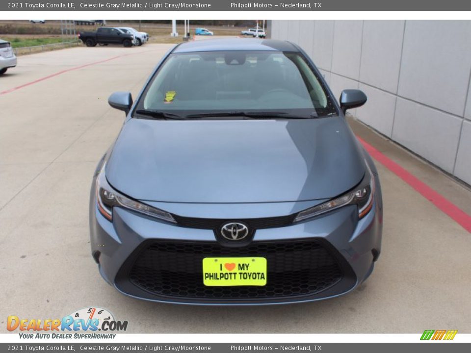 2021 Toyota Corolla LE Celestite Gray Metallic / Light Gray/Moonstone Photo #3