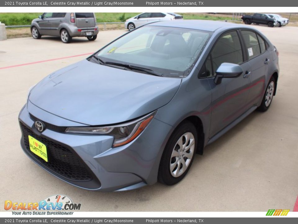 2021 Toyota Corolla LE Celestite Gray Metallic / Light Gray/Moonstone Photo #4