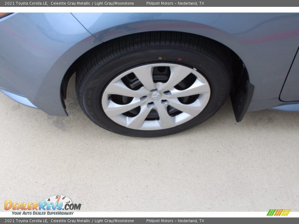 2021 Toyota Corolla LE Celestite Gray Metallic / Light Gray/Moonstone Photo #5