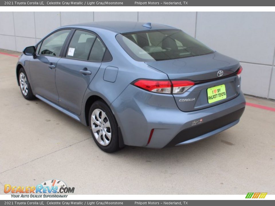 2021 Toyota Corolla LE Celestite Gray Metallic / Light Gray/Moonstone Photo #6
