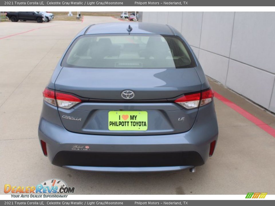 2021 Toyota Corolla LE Celestite Gray Metallic / Light Gray/Moonstone Photo #7