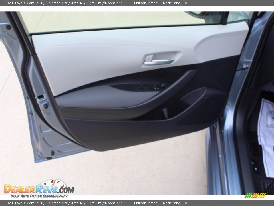 2021 Toyota Corolla LE Celestite Gray Metallic / Light Gray/Moonstone Photo #9
