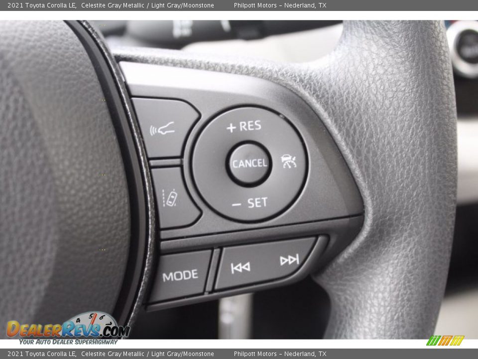 2021 Toyota Corolla LE Celestite Gray Metallic / Light Gray/Moonstone Photo #12