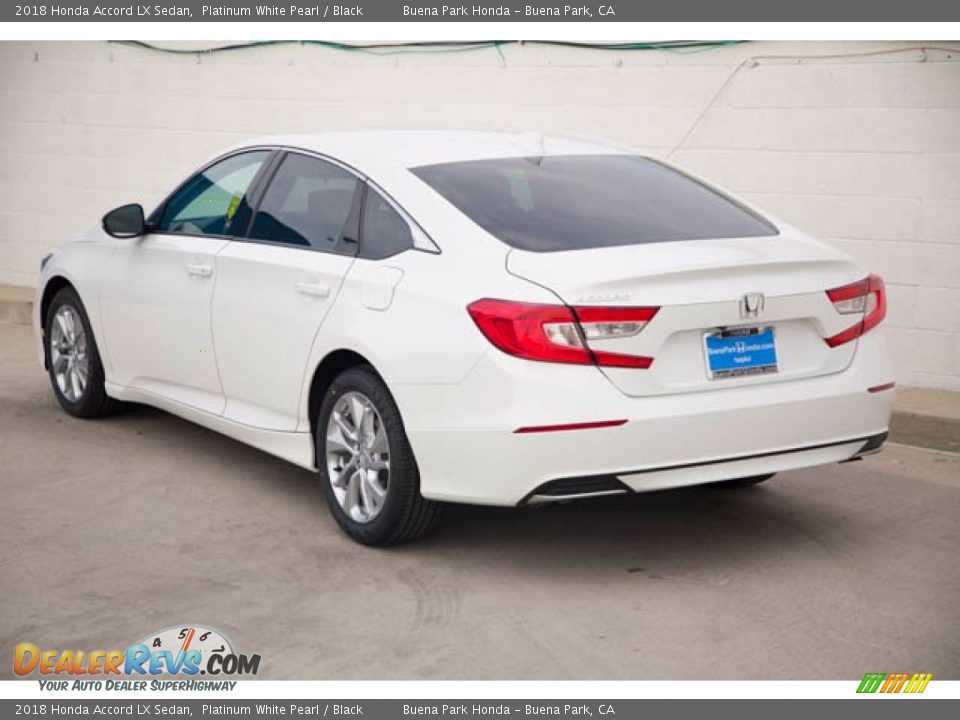 2018 Honda Accord LX Sedan Platinum White Pearl / Black Photo #2