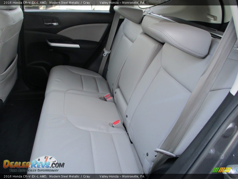 2016 Honda CR-V EX-L AWD Modern Steel Metallic / Gray Photo #13