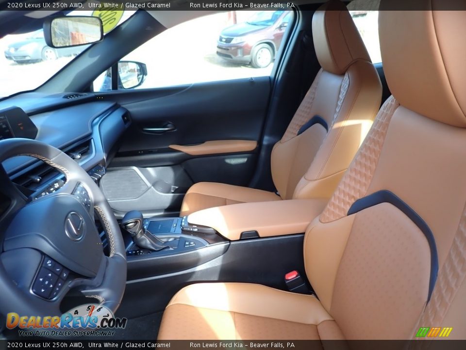 Glazed Caramel Interior - 2020 Lexus UX 250h AWD Photo #13