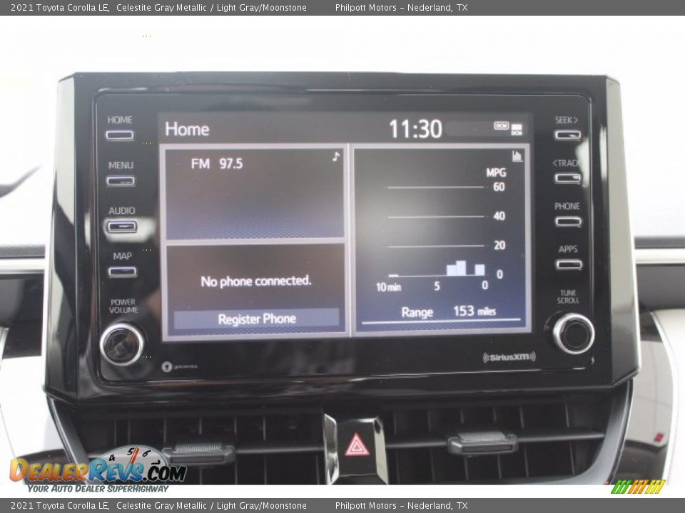 2021 Toyota Corolla LE Celestite Gray Metallic / Light Gray/Moonstone Photo #15