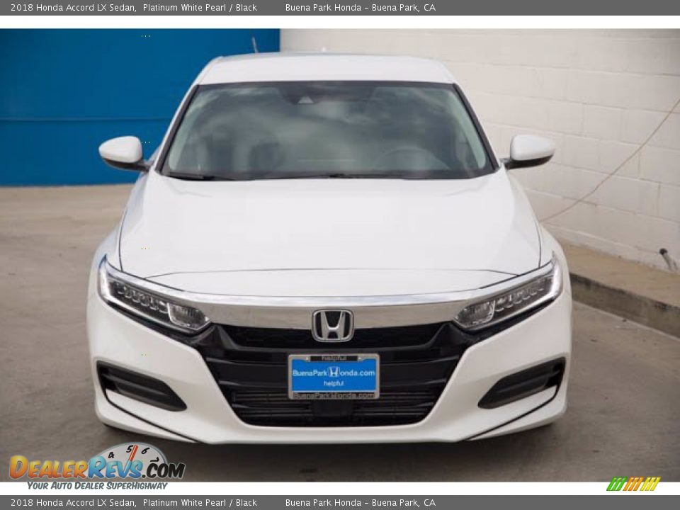 2018 Honda Accord LX Sedan Platinum White Pearl / Black Photo #7