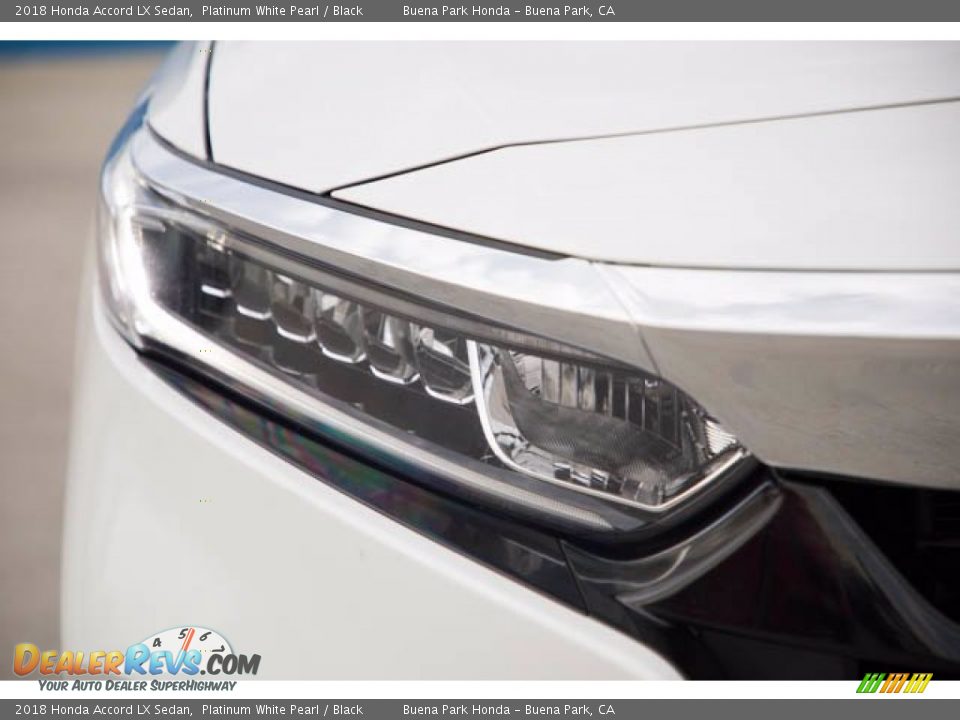 2018 Honda Accord LX Sedan Platinum White Pearl / Black Photo #8