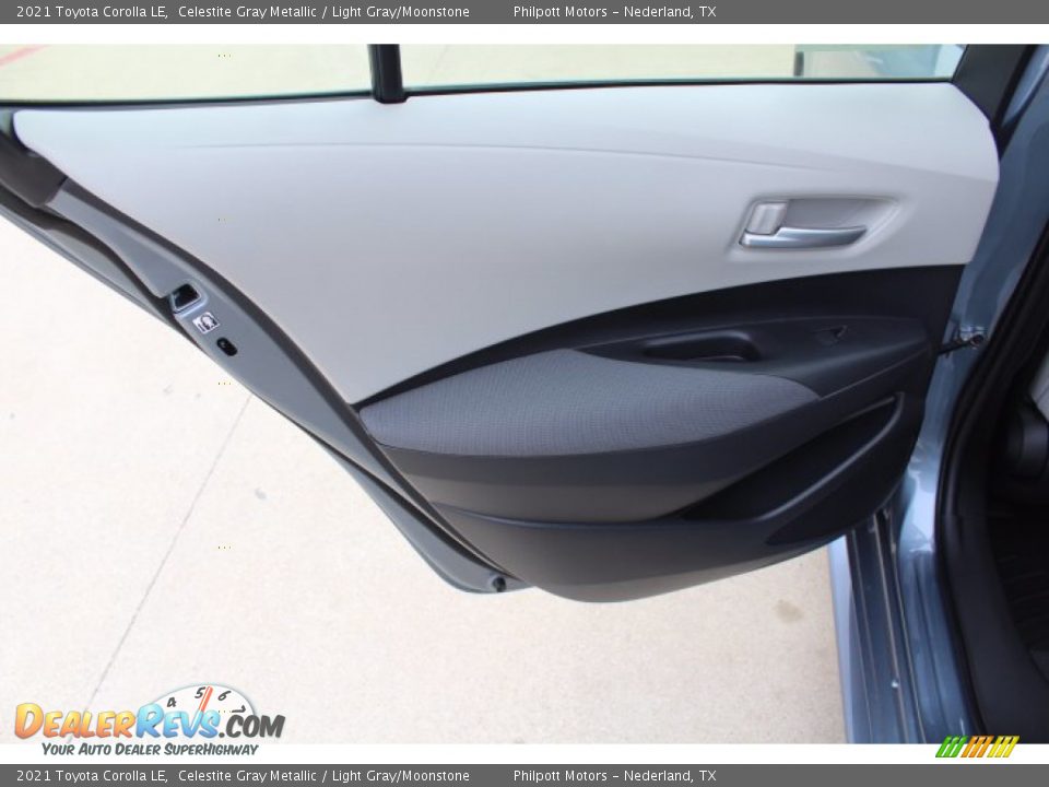 2021 Toyota Corolla LE Celestite Gray Metallic / Light Gray/Moonstone Photo #18