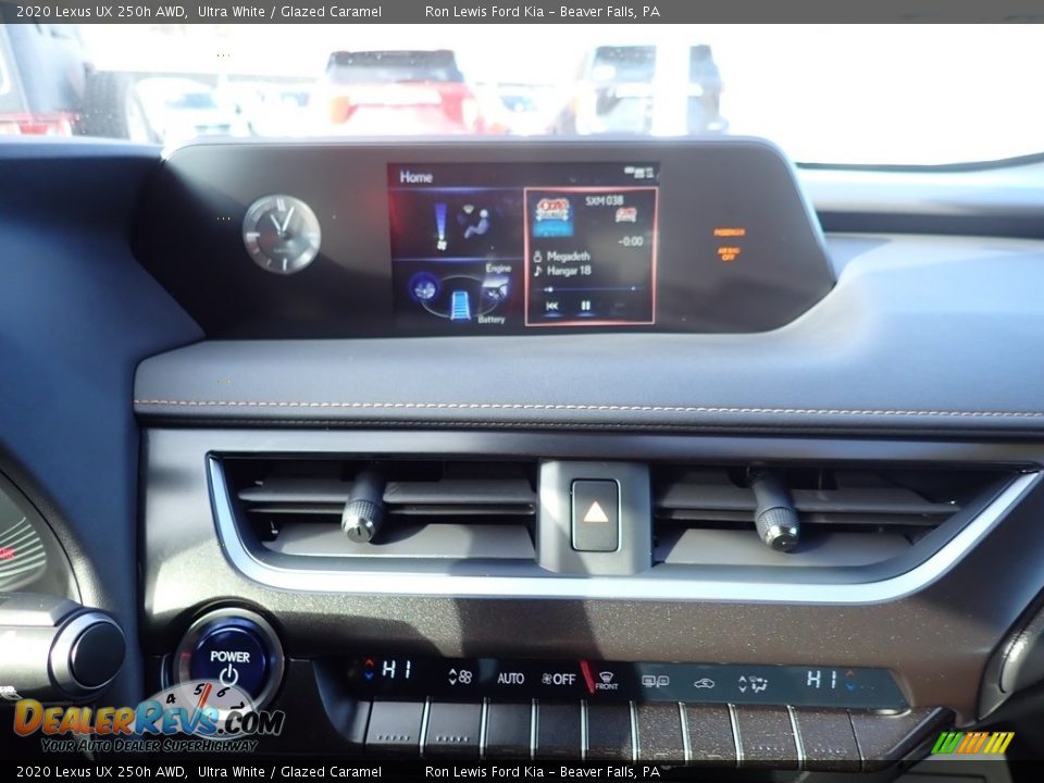 2020 Lexus UX 250h AWD Ultra White / Glazed Caramel Photo #17