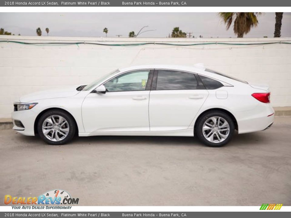 2018 Honda Accord LX Sedan Platinum White Pearl / Black Photo #10