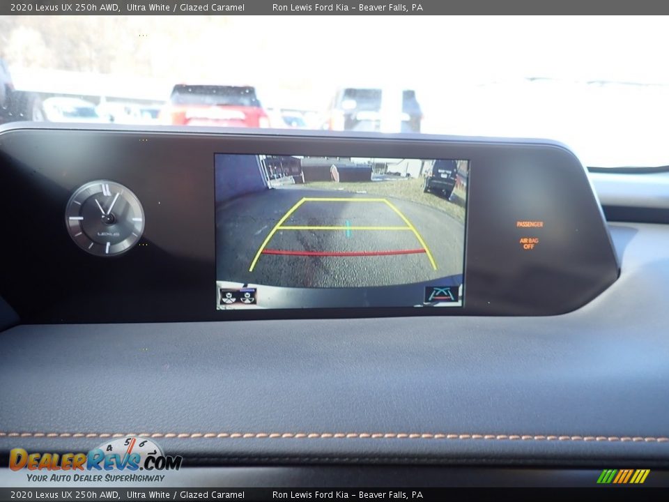 2020 Lexus UX 250h AWD Ultra White / Glazed Caramel Photo #18