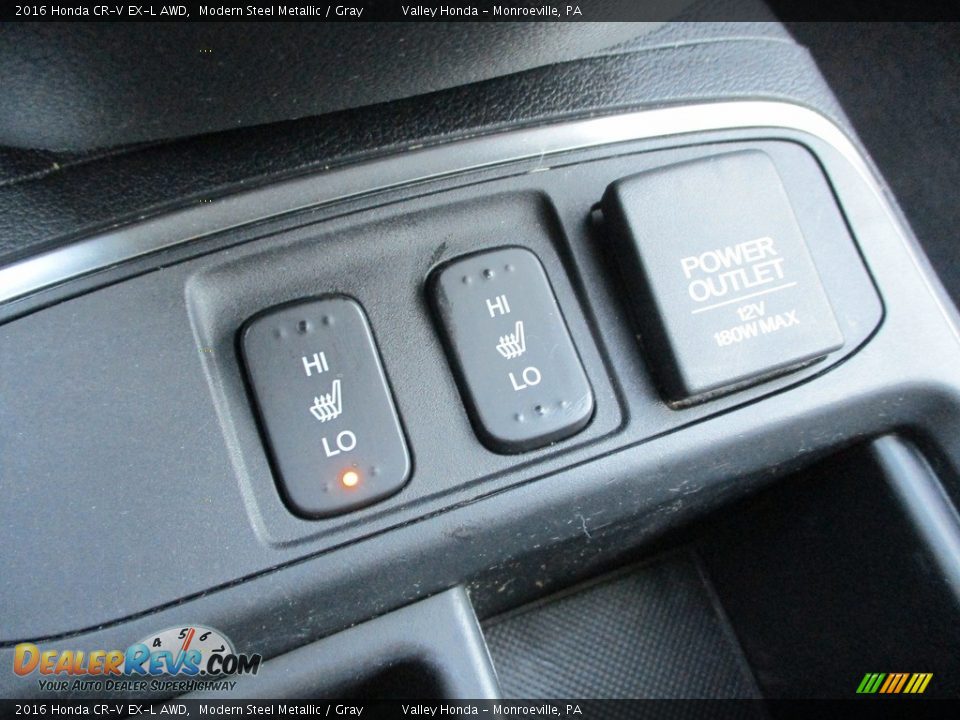 2016 Honda CR-V EX-L AWD Modern Steel Metallic / Gray Photo #18