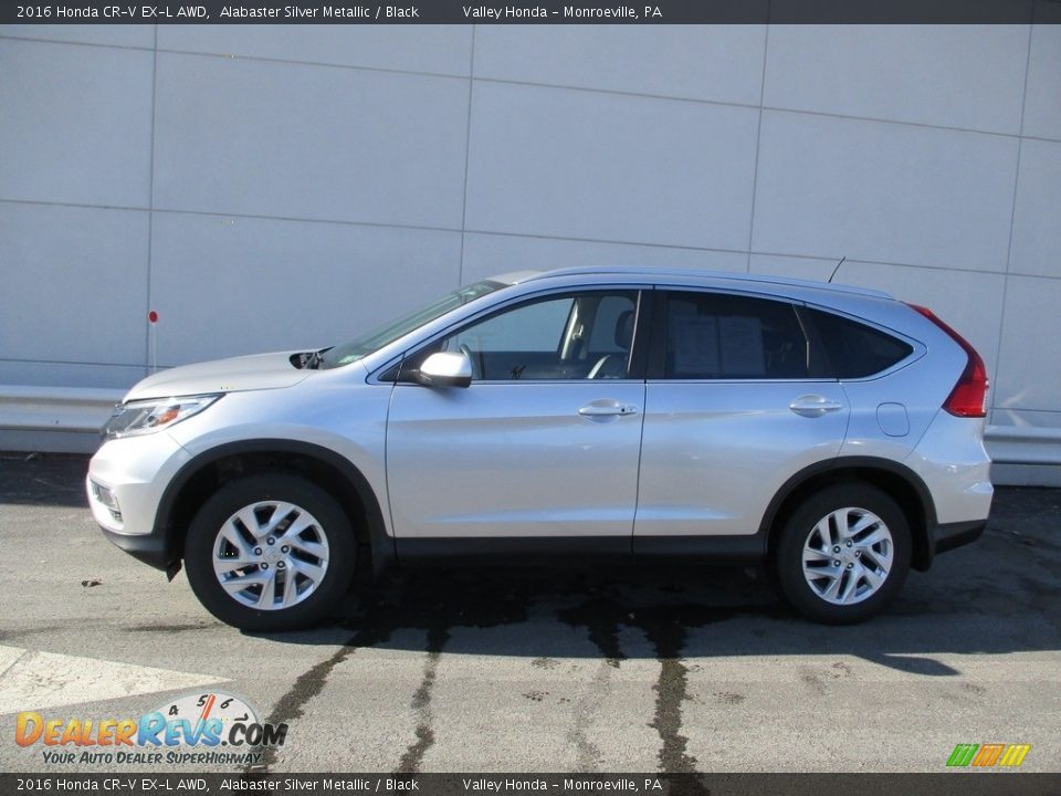 Alabaster Silver Metallic 2016 Honda CR-V EX-L AWD Photo #2