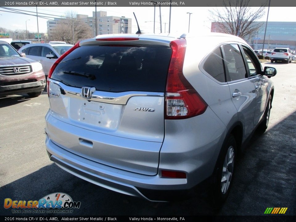 2016 Honda CR-V EX-L AWD Alabaster Silver Metallic / Black Photo #5