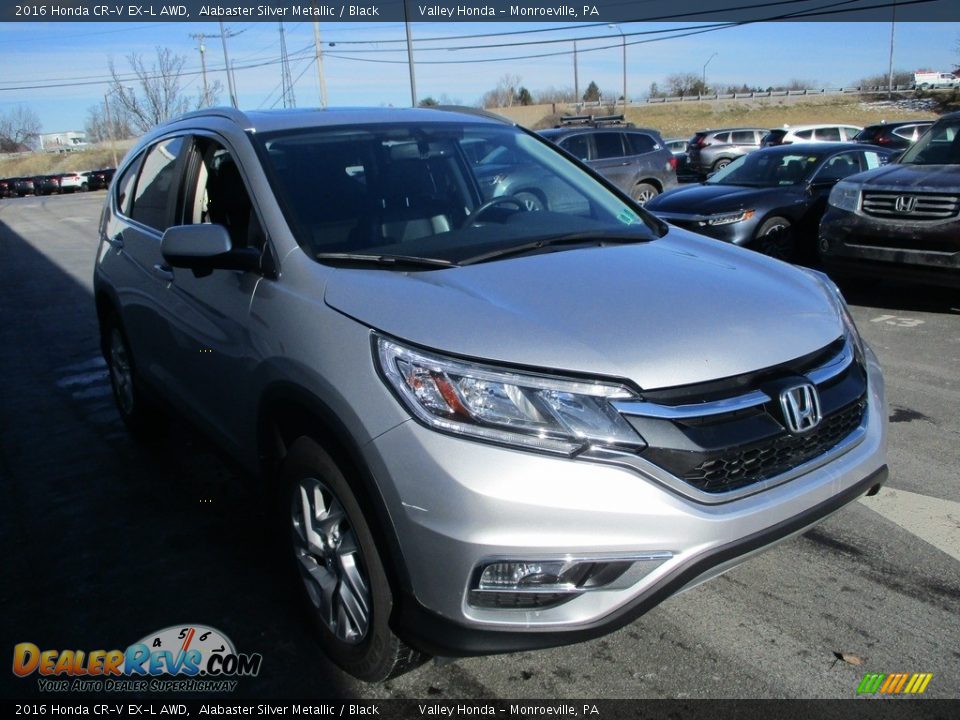 2016 Honda CR-V EX-L AWD Alabaster Silver Metallic / Black Photo #7