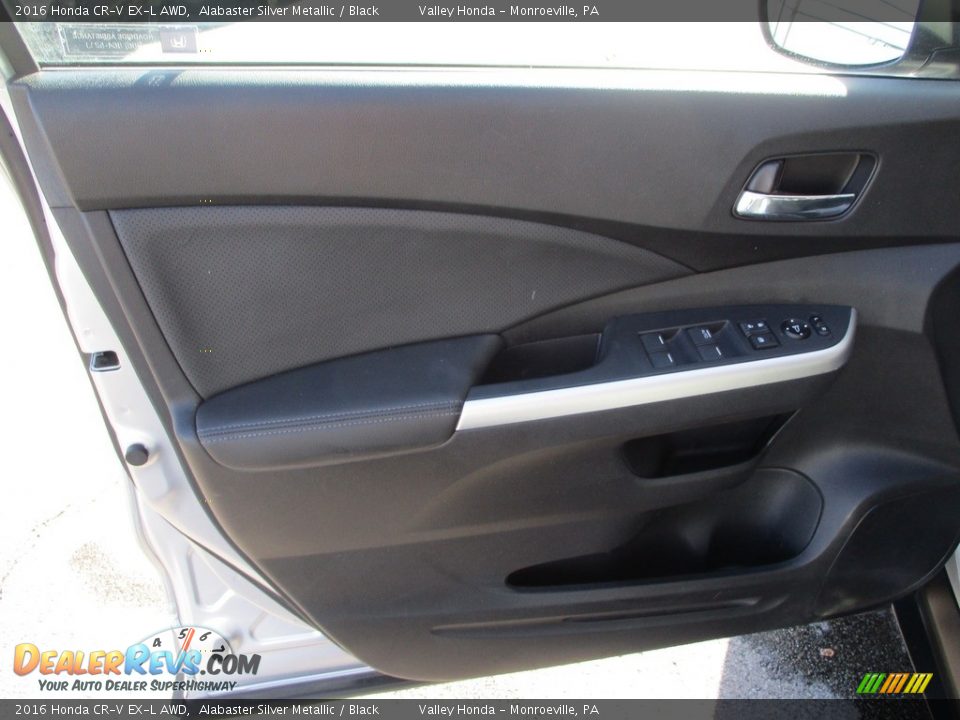 2016 Honda CR-V EX-L AWD Alabaster Silver Metallic / Black Photo #10