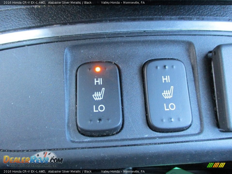 2016 Honda CR-V EX-L AWD Alabaster Silver Metallic / Black Photo #18