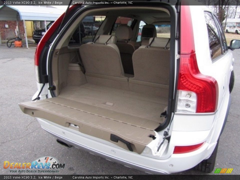 2013 Volvo XC90 3.2 Ice White / Beige Photo #20