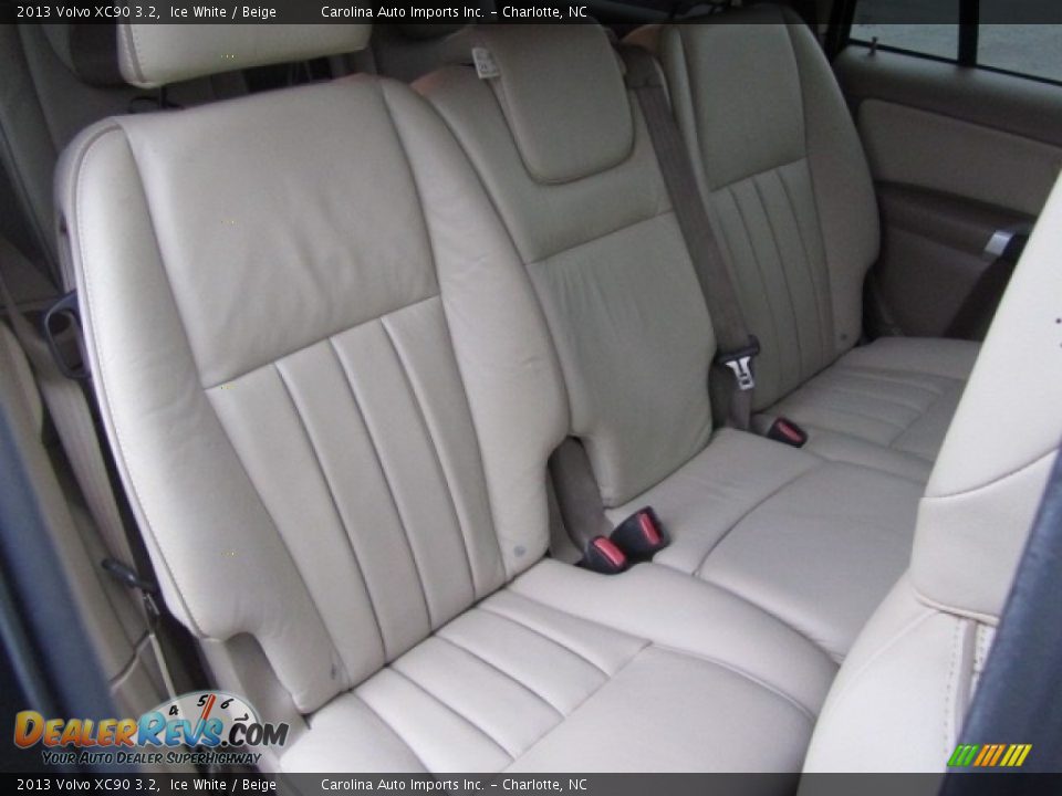 2013 Volvo XC90 3.2 Ice White / Beige Photo #24