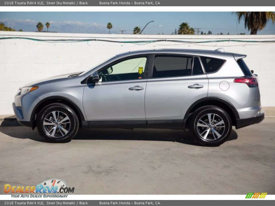 2018 Toyota RAV4 XLE Silver Sky Metallic / Black Photo #8