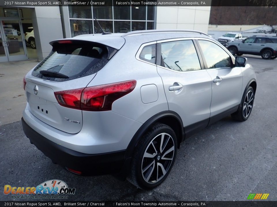 2017 Nissan Rogue Sport SL AWD Brilliant Silver / Charcoal Photo #2