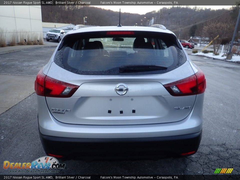 2017 Nissan Rogue Sport SL AWD Brilliant Silver / Charcoal Photo #3