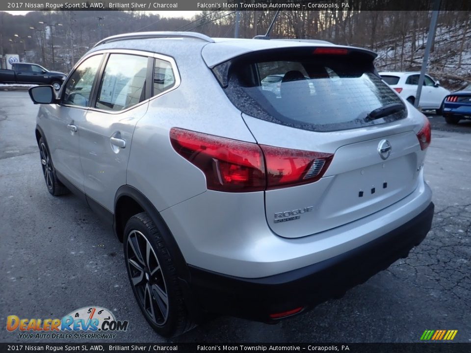 2017 Nissan Rogue Sport SL AWD Brilliant Silver / Charcoal Photo #5