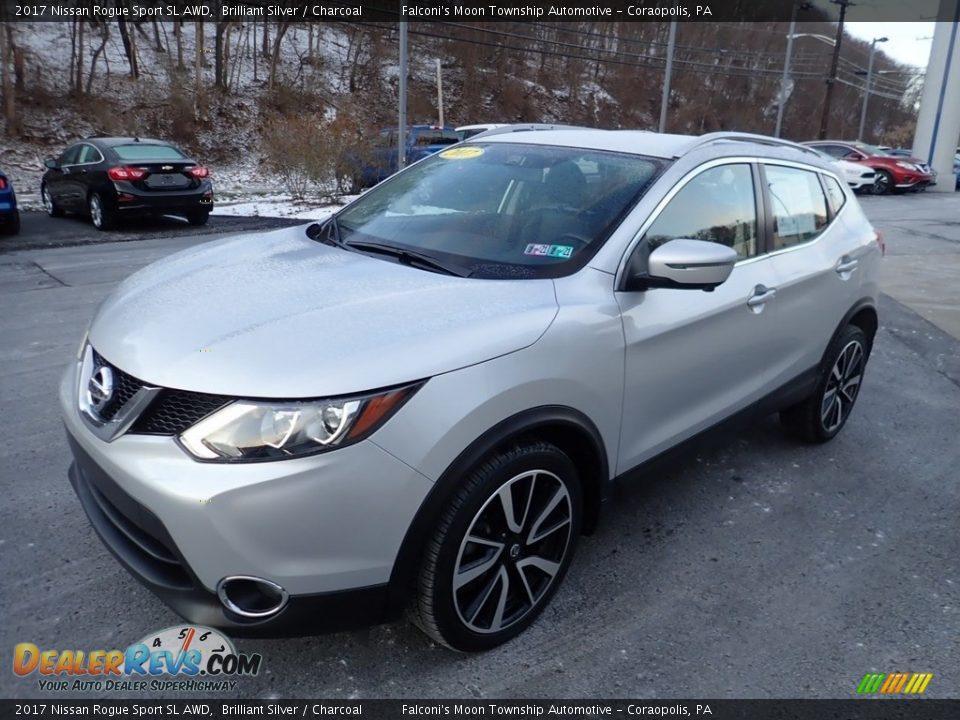 2017 Nissan Rogue Sport SL AWD Brilliant Silver / Charcoal Photo #7