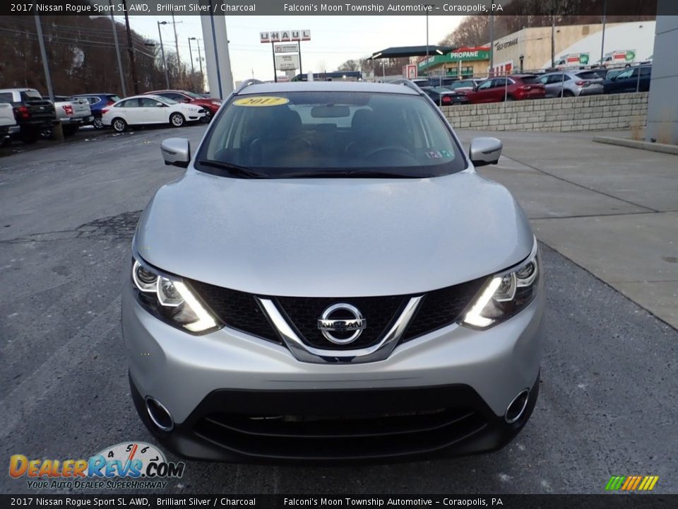 2017 Nissan Rogue Sport SL AWD Brilliant Silver / Charcoal Photo #8