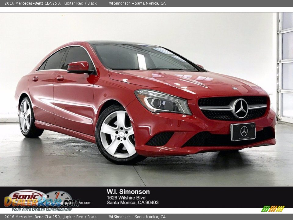 2016 Mercedes-Benz CLA 250 Jupiter Red / Black Photo #1