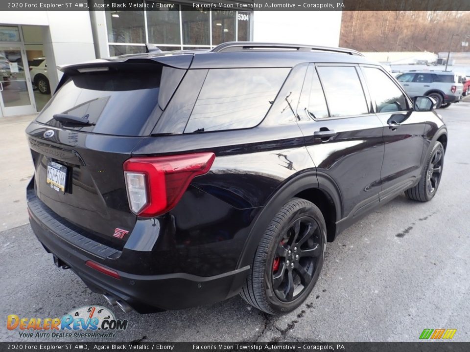 2020 Ford Explorer ST 4WD Agate Black Metallic / Ebony Photo #2