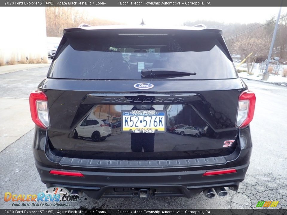 2020 Ford Explorer ST 4WD Agate Black Metallic / Ebony Photo #3