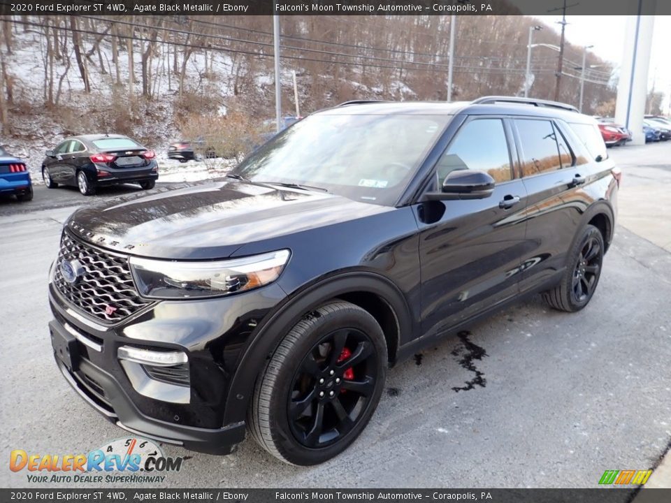 2020 Ford Explorer ST 4WD Agate Black Metallic / Ebony Photo #7