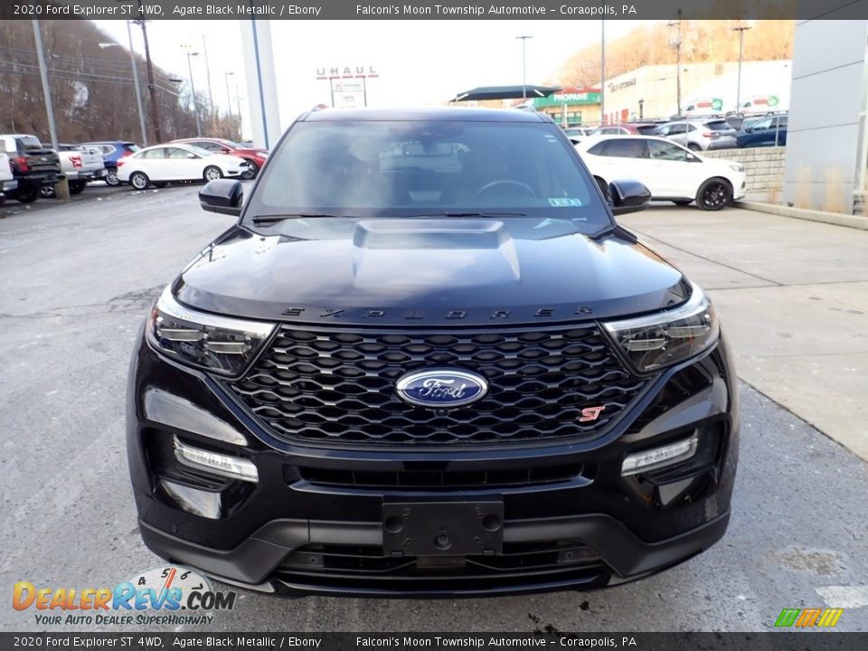 2020 Ford Explorer ST 4WD Agate Black Metallic / Ebony Photo #8